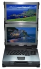 IPC-2W15 15 Inch Industrial Workstation 2 Screen Requires Folding Vertically