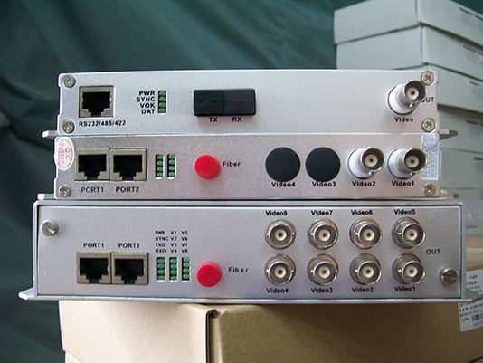 RS485 Interface Fiber Optical Network Series Point To Point Video Optical Terminal