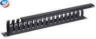 16 Holes Horizontal Cable Manager 1U Data Center Rack Cable Management
