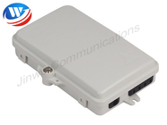 White 4 Core Fiber Optic Termination Box IP65 Outdoor Fiber Optic Distribution Box