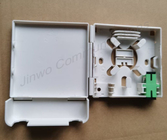 OEM FTTH Distribution Box 2 Ports Fiber Optic Cable Wall Plate