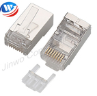 STP Plug Rj45 Modular Plug Boot Transparent Male To Male Ethernet Connector