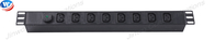 10A 19 Inch PDU Power Distribution Unit For Network Cabinet