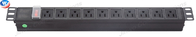 USA Type Commercial 10 Way PDU LED Surge Protector Switch