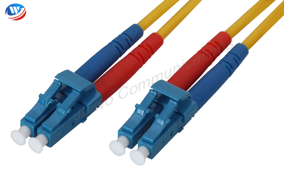 9/125 LC To LC Multimode Fiber Patch Cable FTTB Network OFC Patch Cord