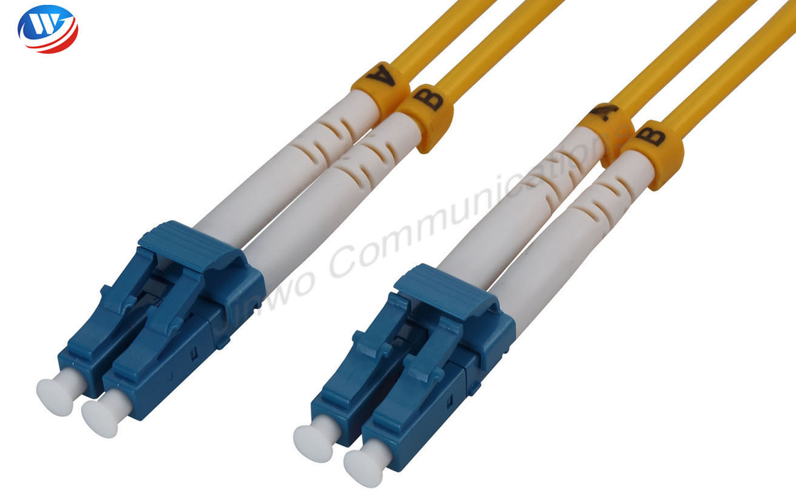 G652D 9/125 Fiber Optic Patch Cord SC To SC Single Mode Fiber Patch Cable