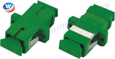 PVC Fiber Optic Adapters Connectors SC To LC Singlemode Simplex Green