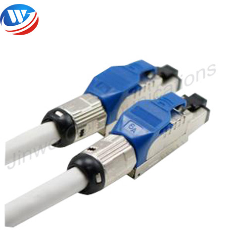 FTP Rj45 Cat6a Shielded Connector 8P8C Modular For T568A