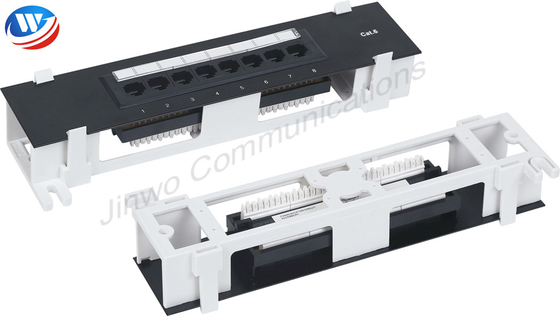Cat5E 8 Port Patch Panel Wall Mount Household Krone IDC Rj45 To Rj45