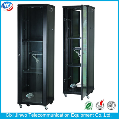 Glass Vented Door Floor Network Cabinet 19 Inch 42U NC Series